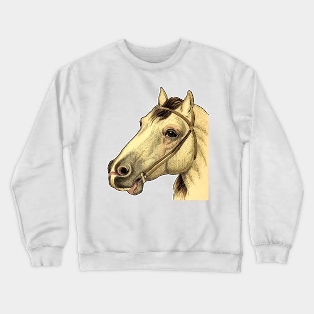 Horse head Crewneck Sweatshirt by Marccelus